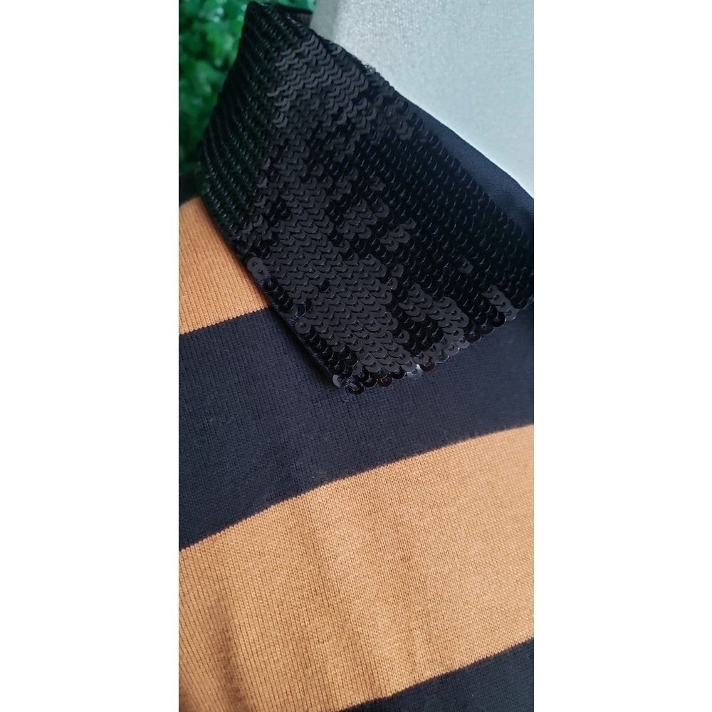 30. J.Crew Striped sequin rugby shirt - Picture 4 of 6